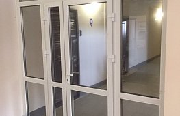 Установка входных дверей из пластикового профиля Brusbox. https://spektr-33.ru tab